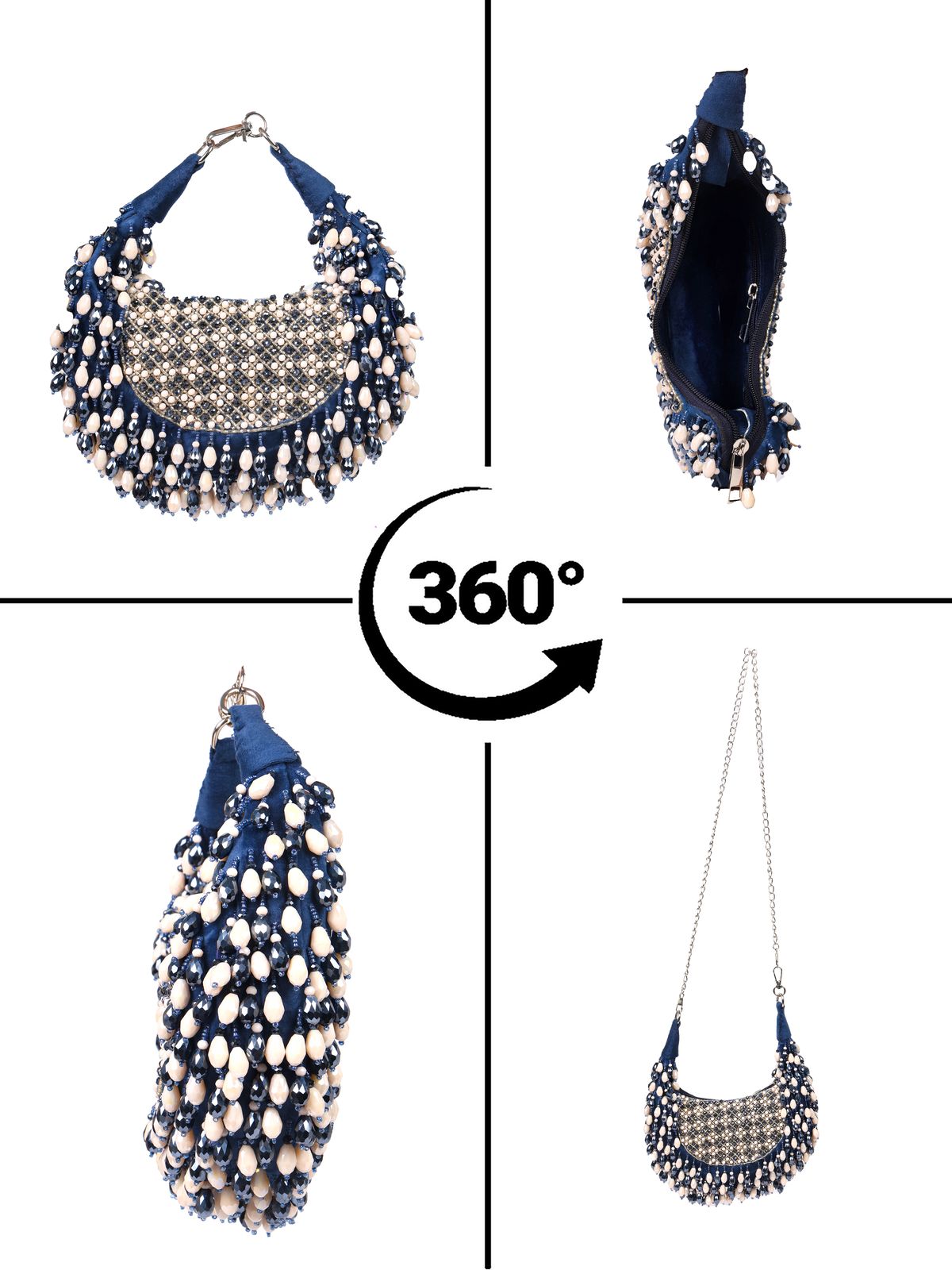 Swisni Moon Clutch - SWIS-1445 - Detail View 8