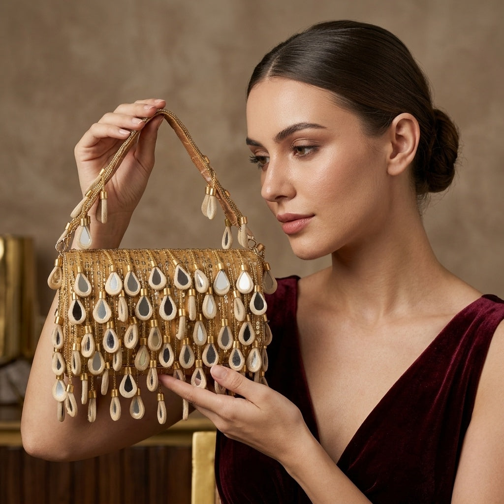 Swisni Luxury Designer Flap Clutch & Shoulder Bag | SWIS-1462