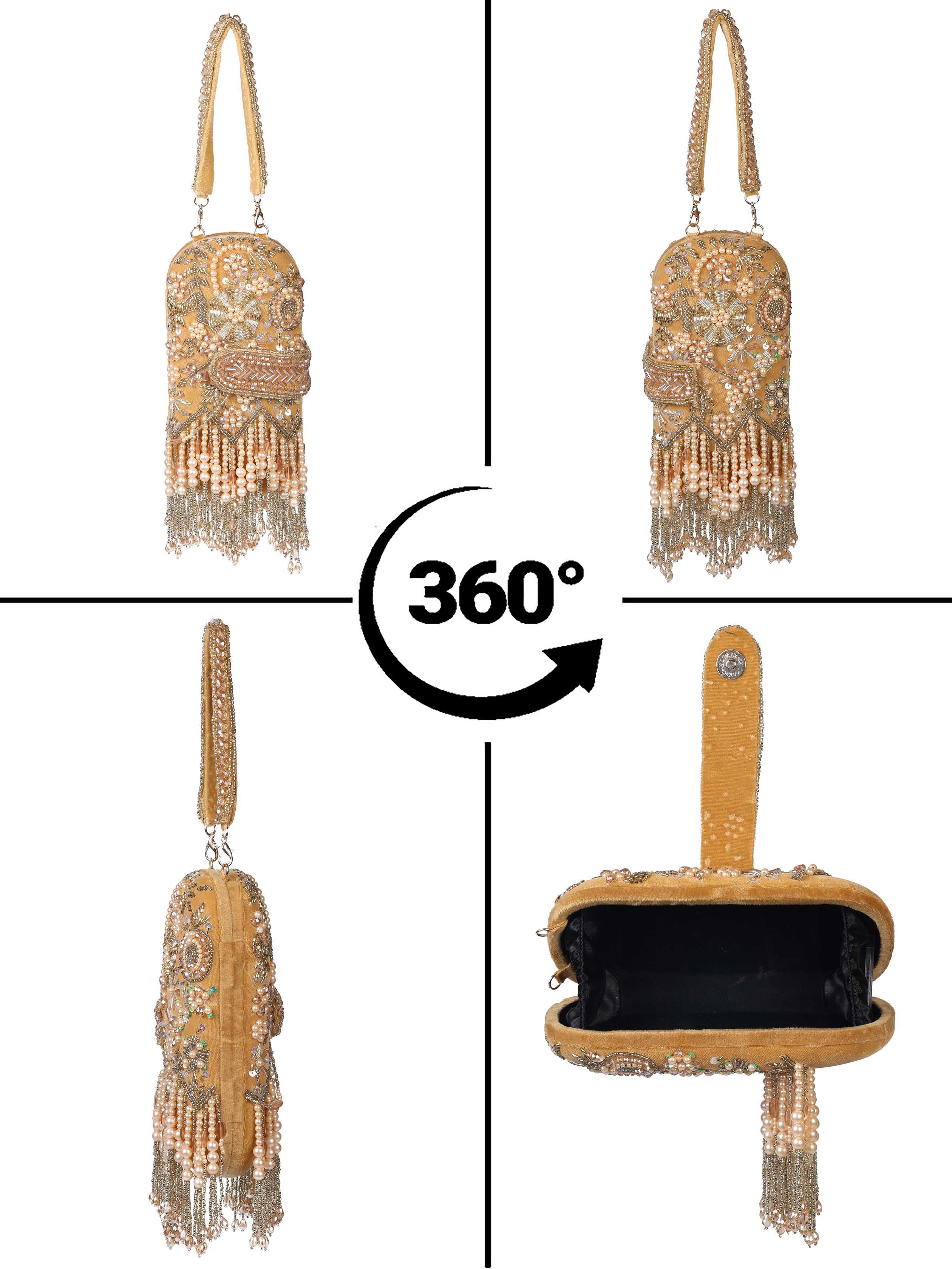 Swisni Embroidered Clutches - SWIS-1479 - Detail View 13