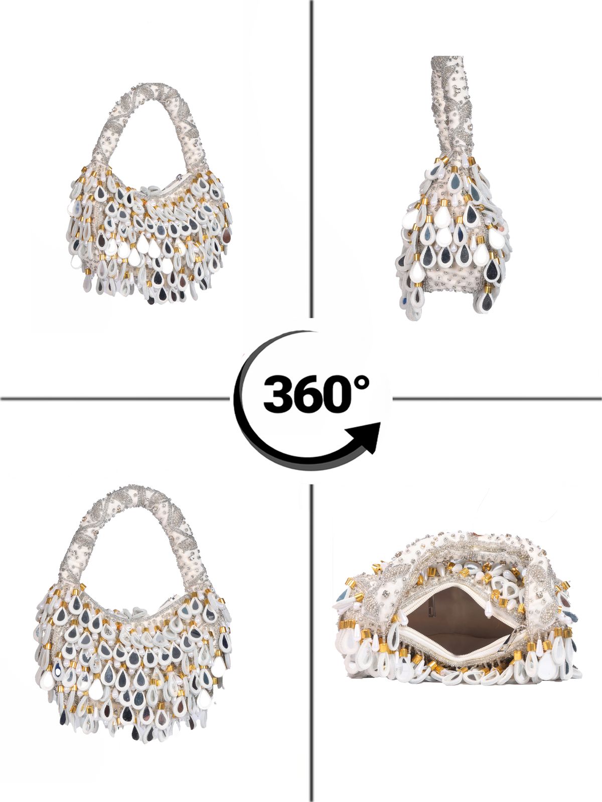 Swisni Moon Clutch - SWIS-1517 - Detail View 7