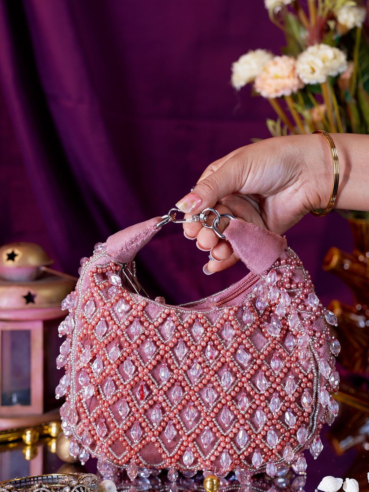 Swisni Moon Clutch - SWIS-1534 - Detail View 2