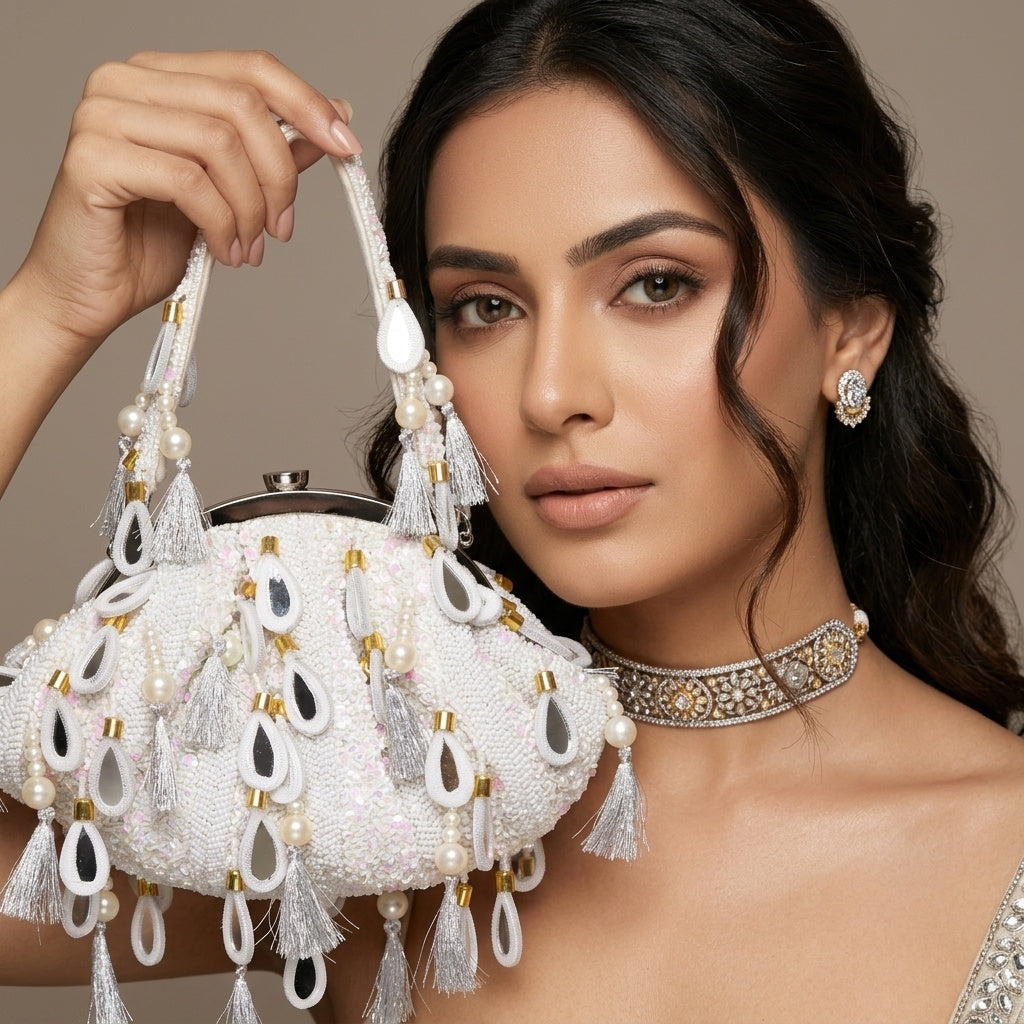 Swisni Handcrafted Designer Batua Bag for Women | SWIS-1690