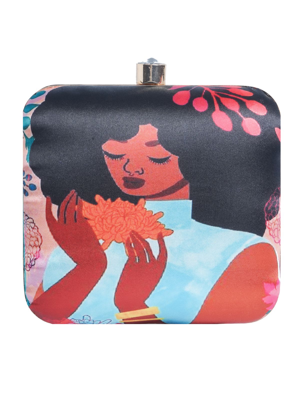 Swisni Printed Clutches - SWIS-1723 - Detail View 2