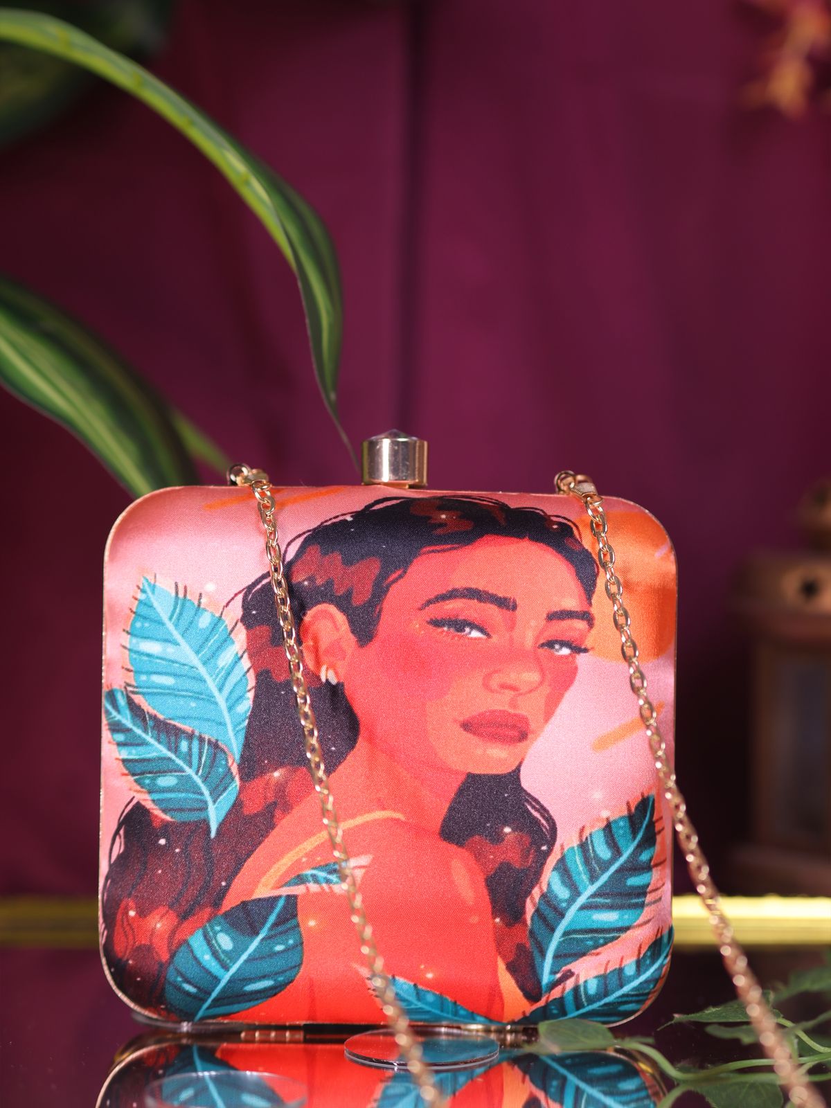 Swisni Printed Clutches - SWIS-1726 - Creative View