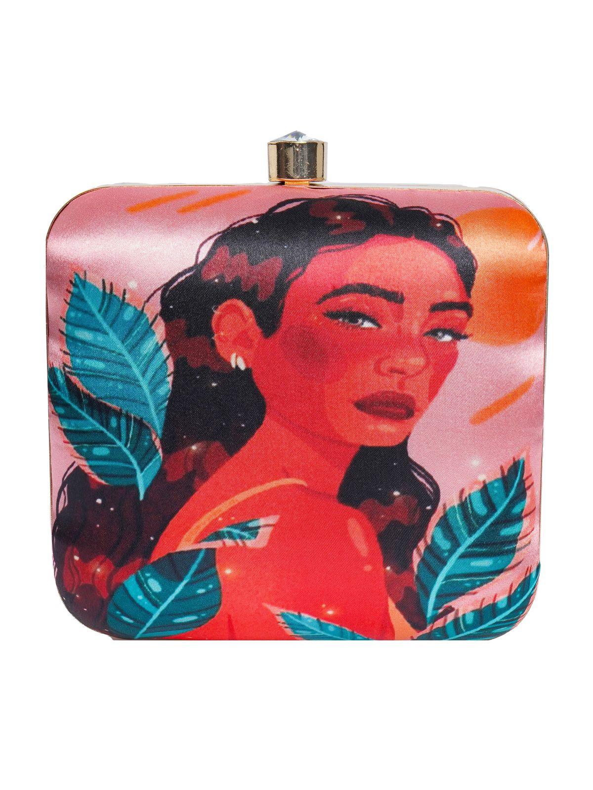 Swisni Printed Clutches - SWIS-1726 - Detail View 2