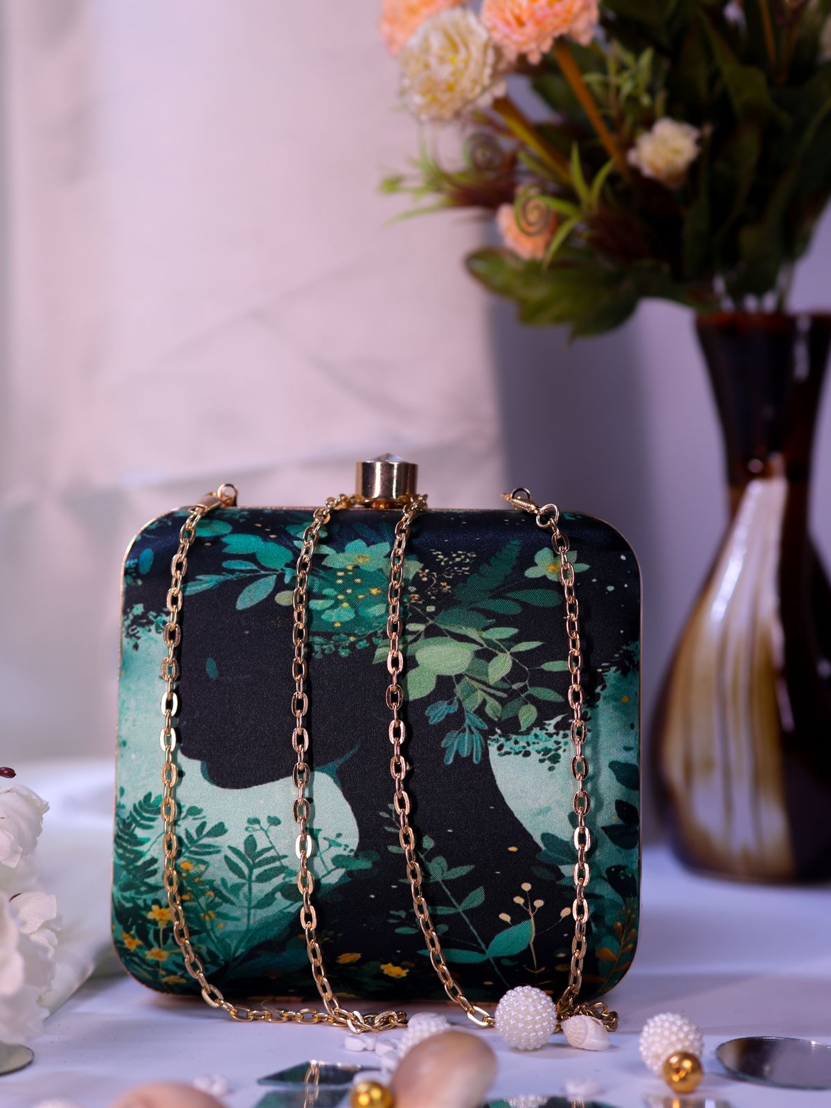 Swisni Printed Clutches - SWIS-1728 - Creative View