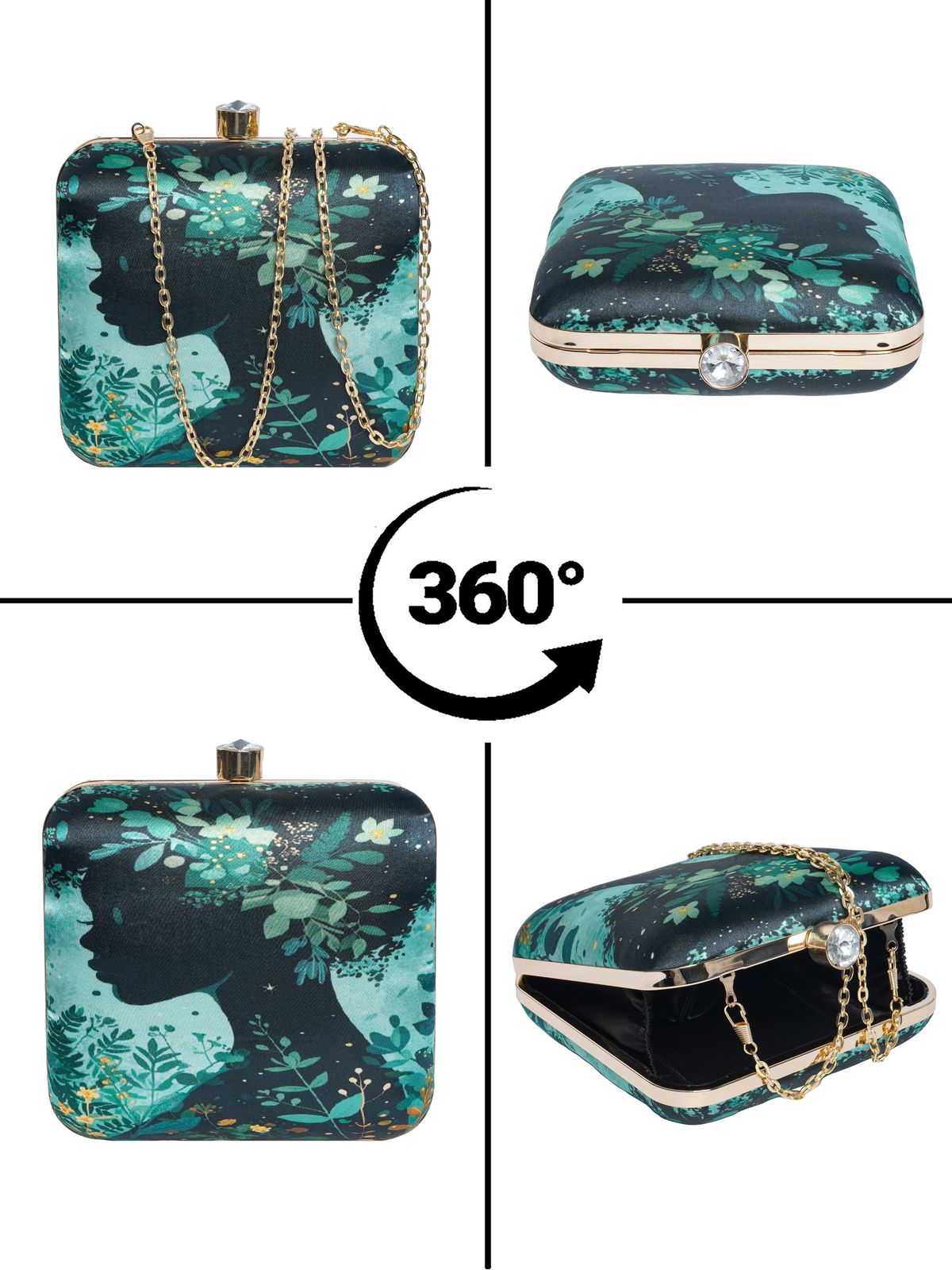 Swisni Printed Clutches - SWIS-1728 - Detail View 11