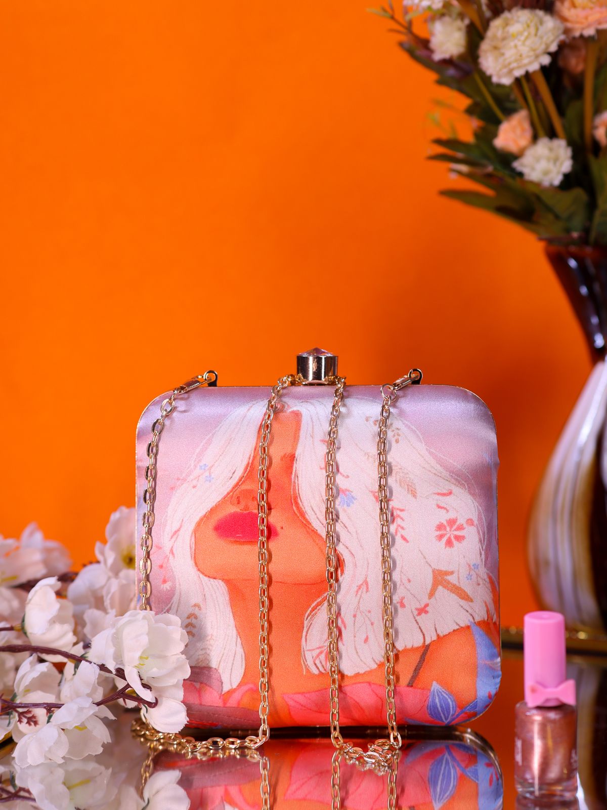 Swisni Printed Clutches - SWIS-1729 - Creative View