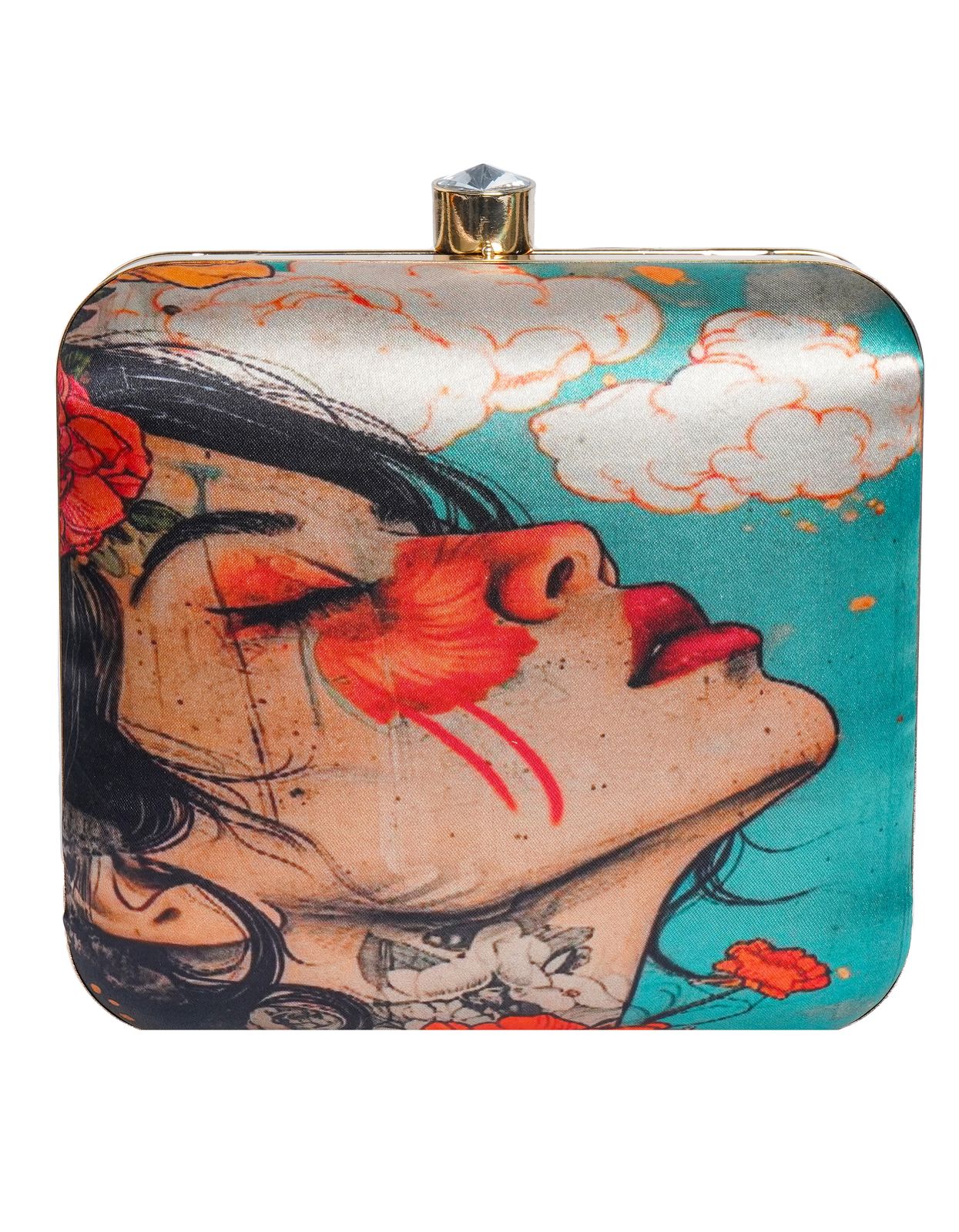 Swisni Printed Clutches - SWIS-1730 - Detail View 2