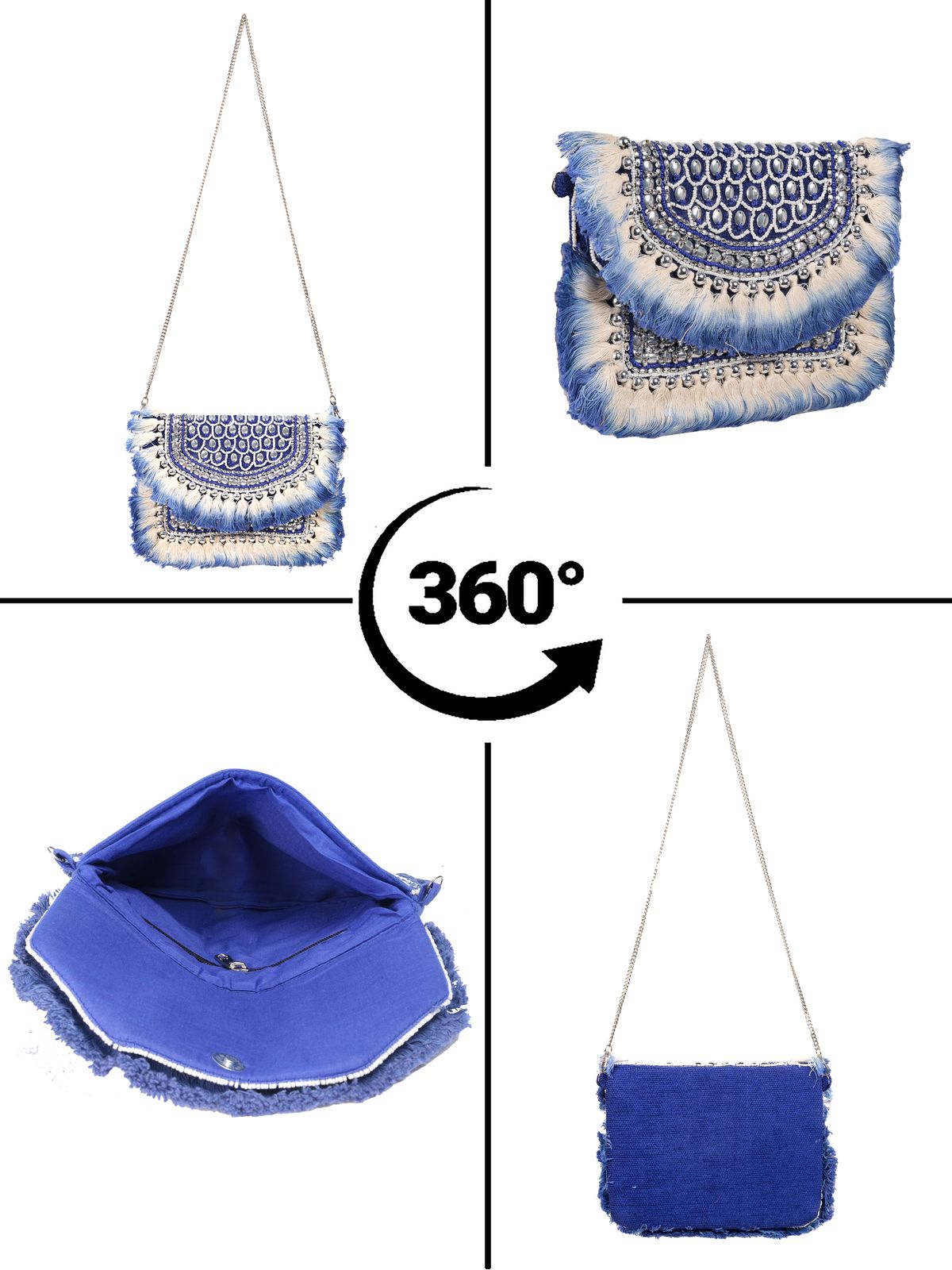 Swisni Banjara Boho Bag - SWIS-1732 - Detail View 11