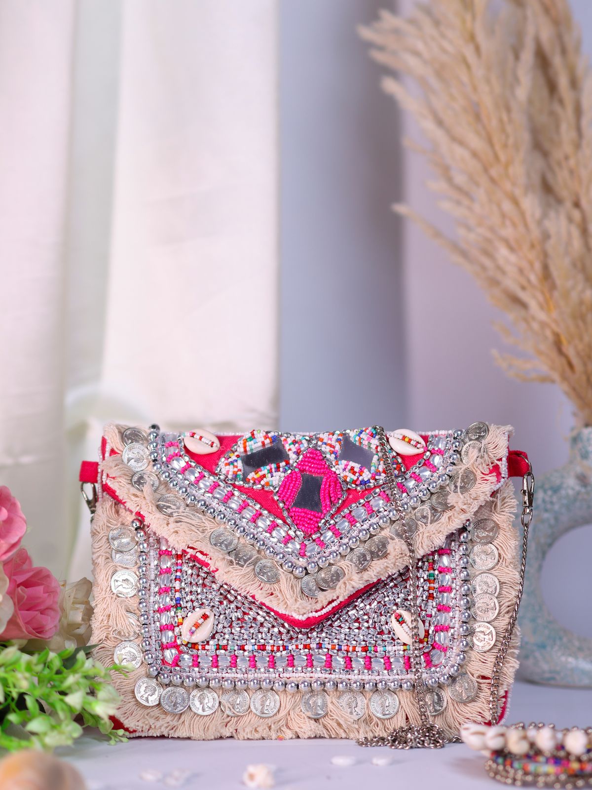 Swisni Banjara Boho Bag - SWIS-1733 - Detail View 2
