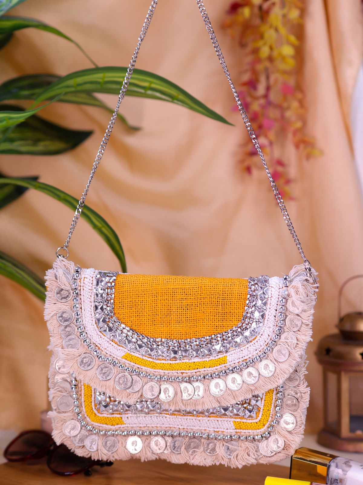 Swisni Banjara Boho Bag - SWIS-1734 - Detail View 2