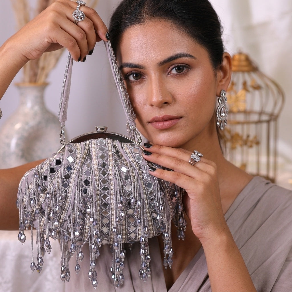 Swisni Handcrafted Designer Batua Bag for Women | SWIS-1849