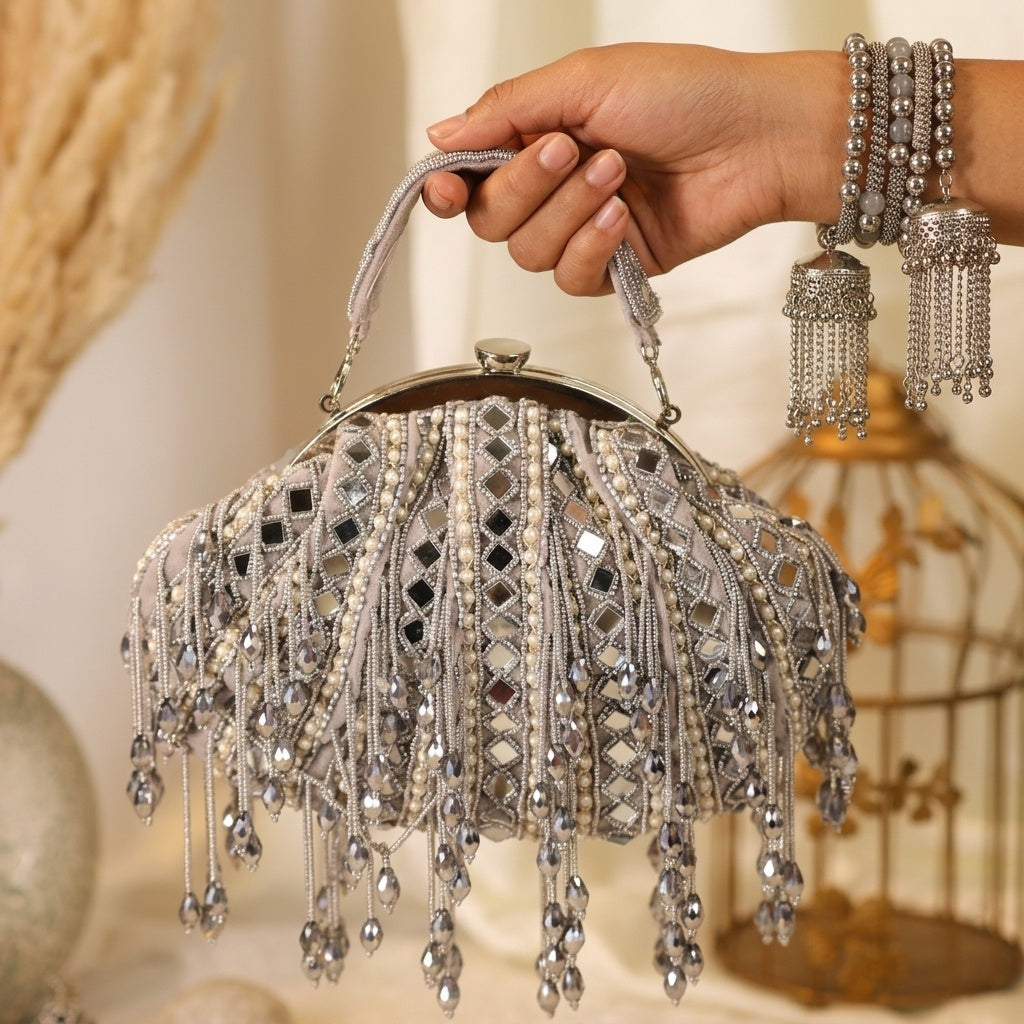Swisni Handcrafted Designer Batua Bag for Women | SWIS-1849
