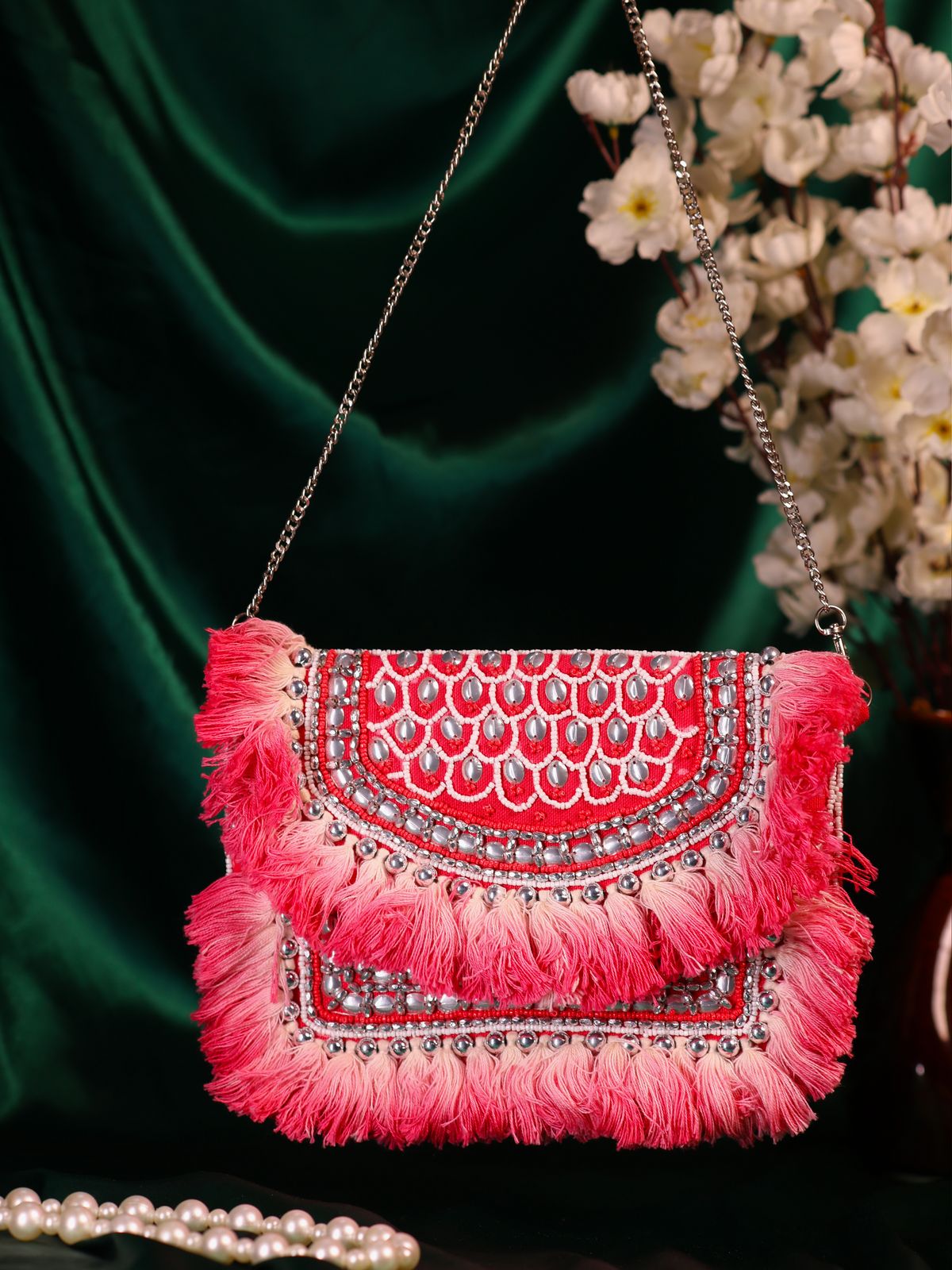 Swisni Banjara Boho Bag - SWIS-1876 - Detail View 8