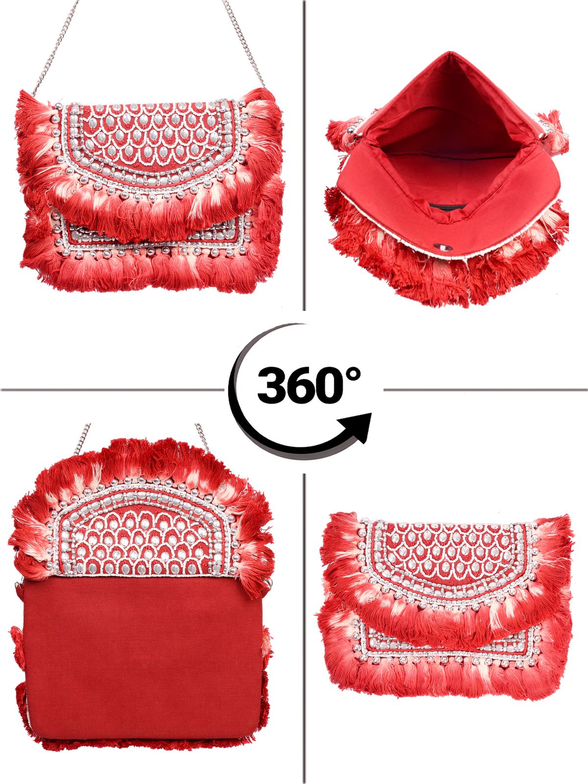 Swisni Banjara Boho Bag - SWIS-1877 - Detail View 6