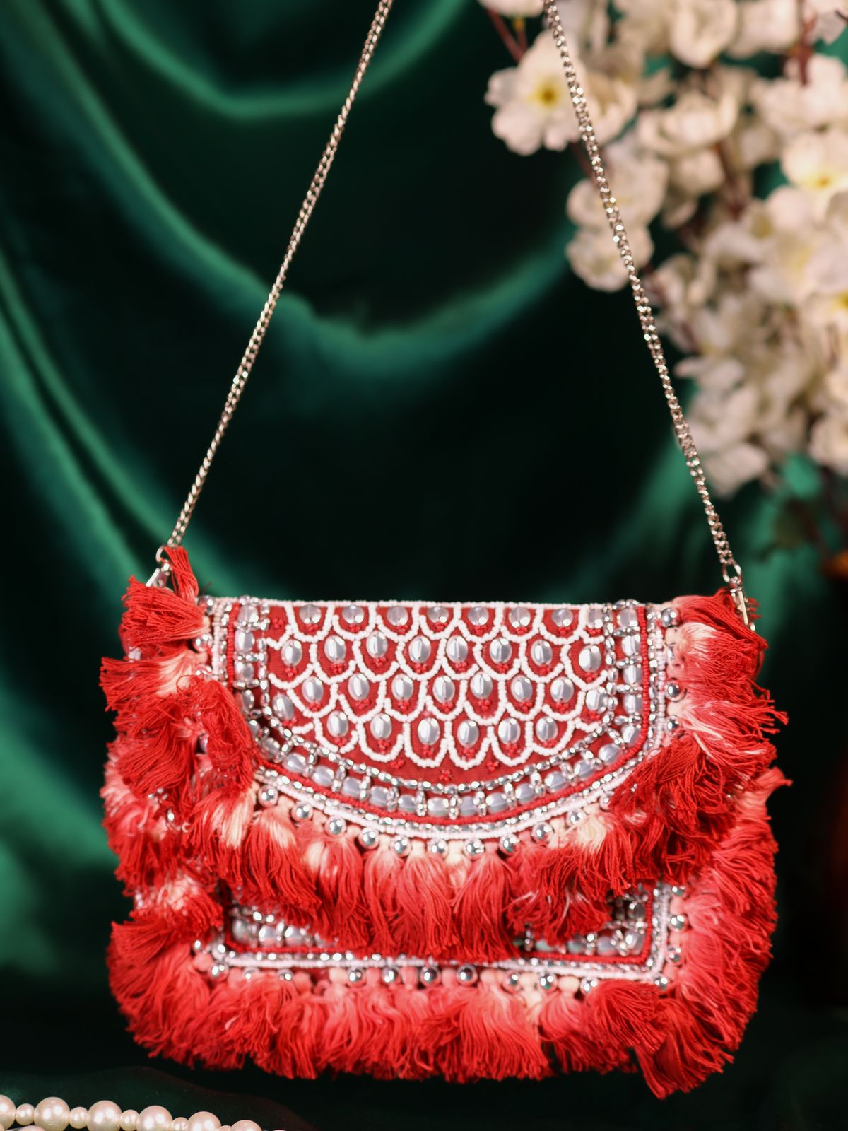 Swisni Banjara Boho Bag - SWIS-1877 - Detail View 7