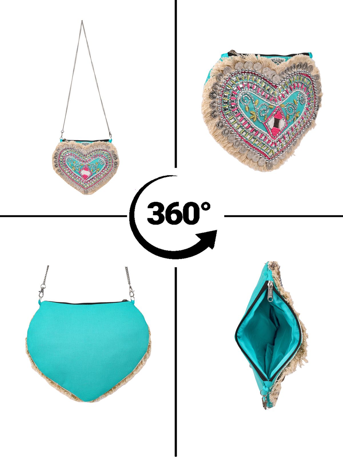 Swisni Banjara Boho Bag - SWIS-2064 - Detail View 7