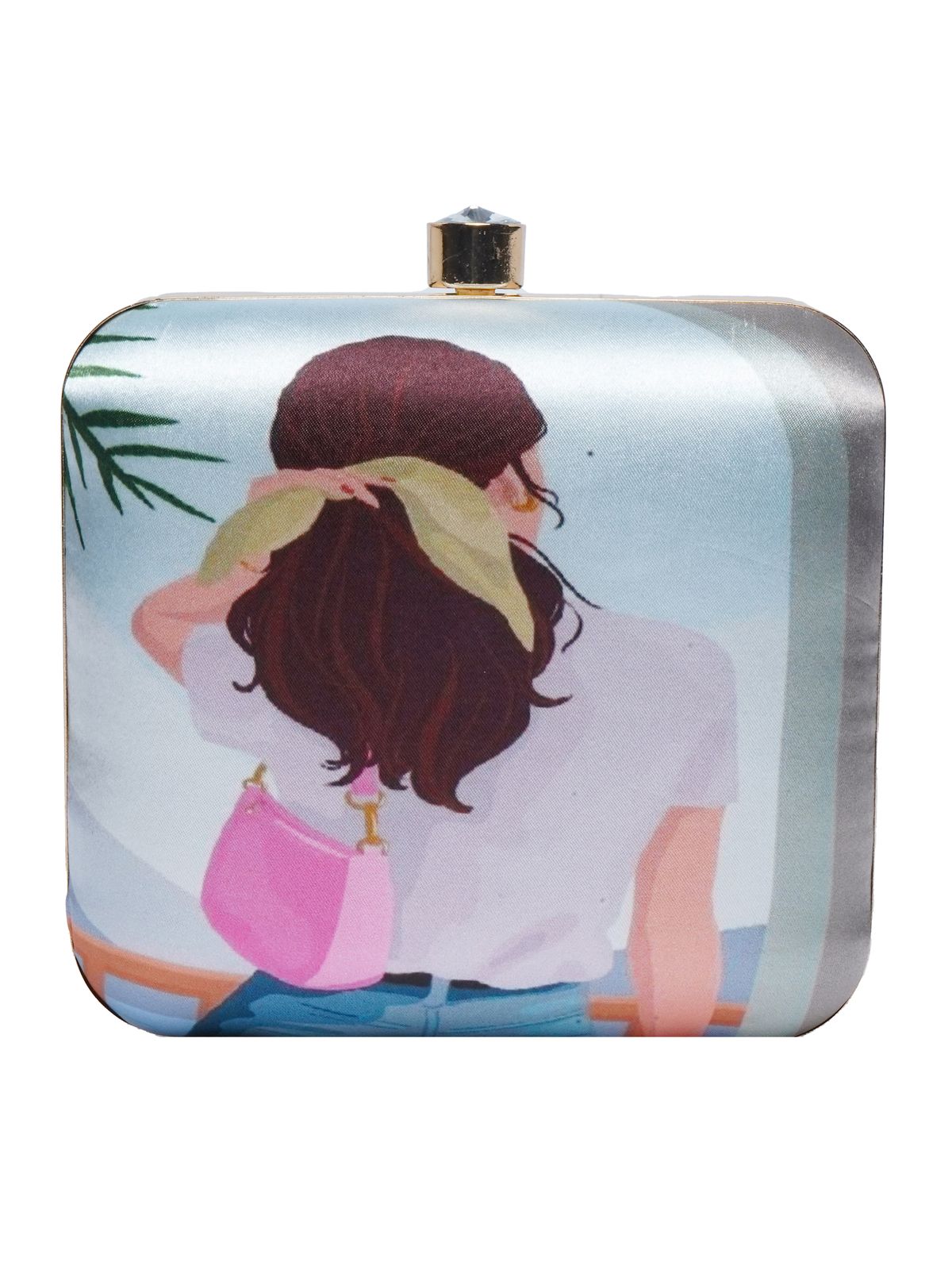 Swisni Printed Clutches - SWIS-2073 - Detail View 2