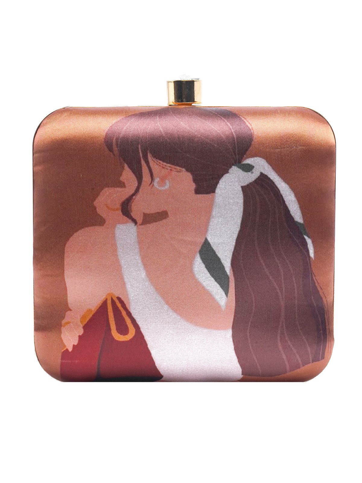 Swisni Printed Clutches - SWIS-2074 - Detail View 2