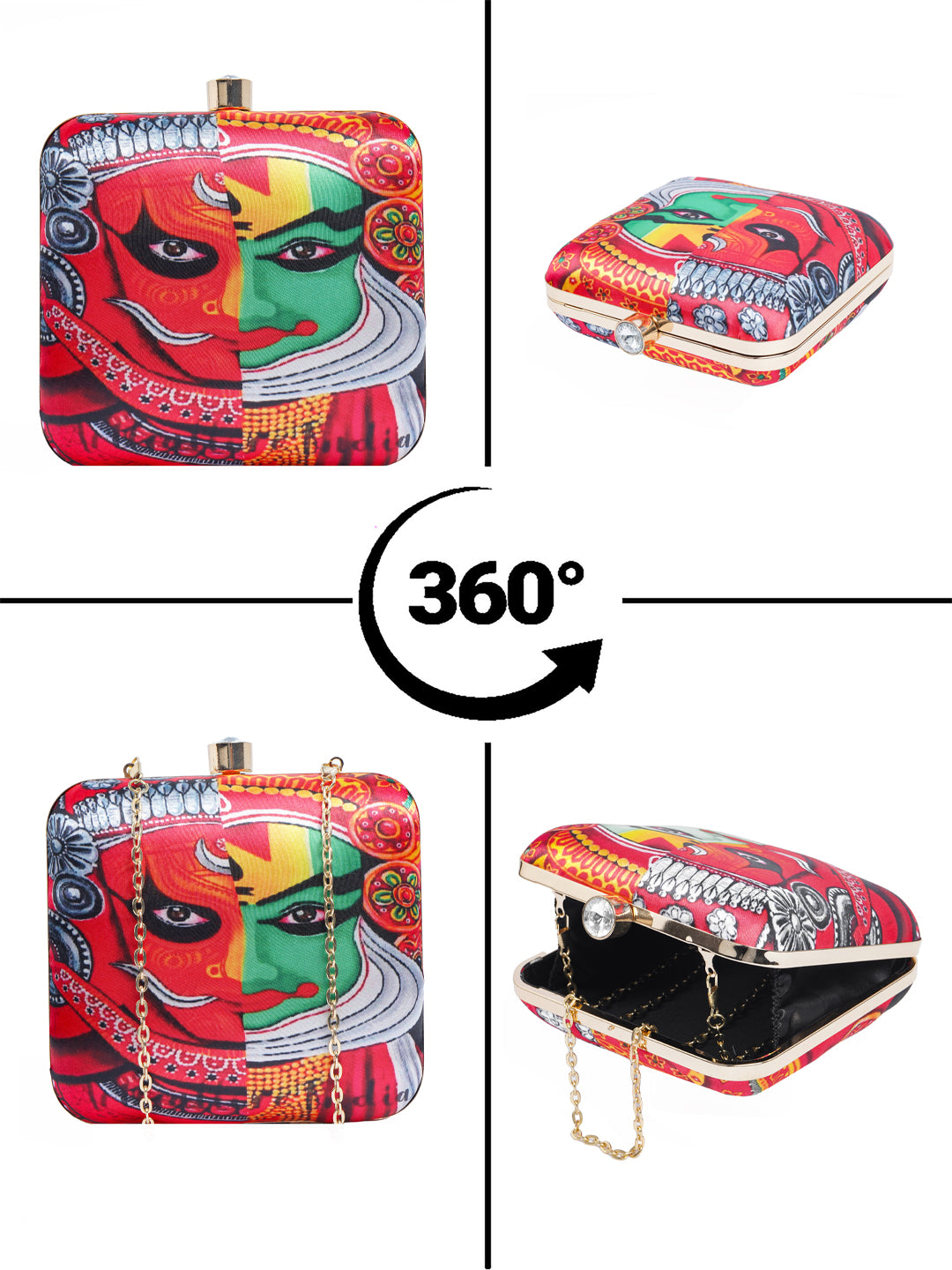 Swisni Printed Clutches - SWIS-2075 - Detail View 11
