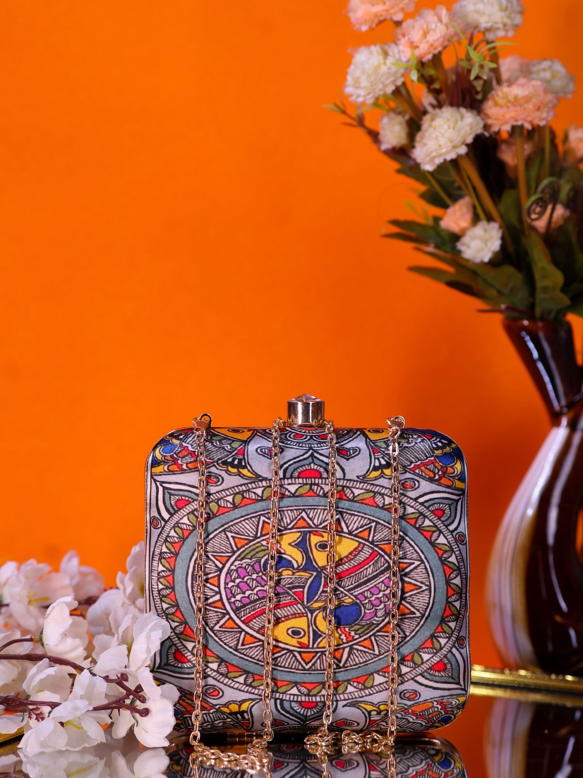 Swisni Printed Clutches - SWIS-2079 - Creative View