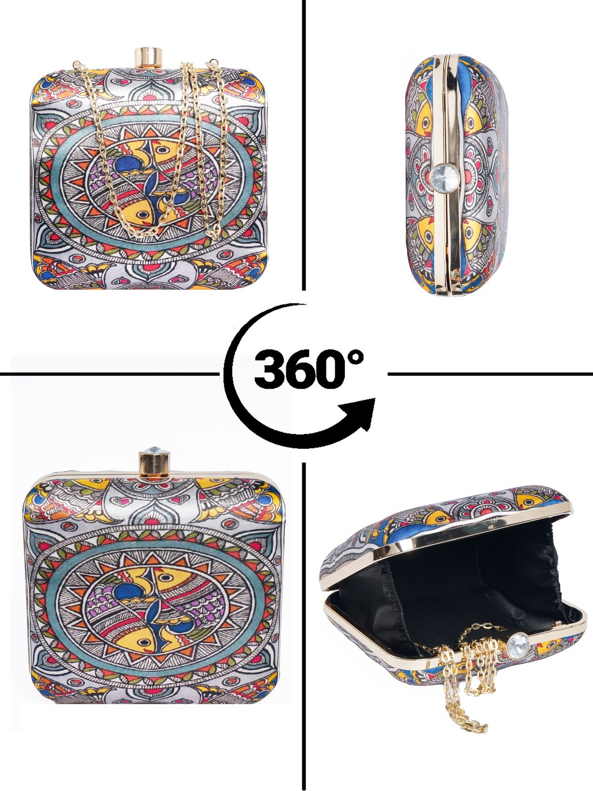 Swisni Printed Clutches - SWIS-2079 - Detail View 15