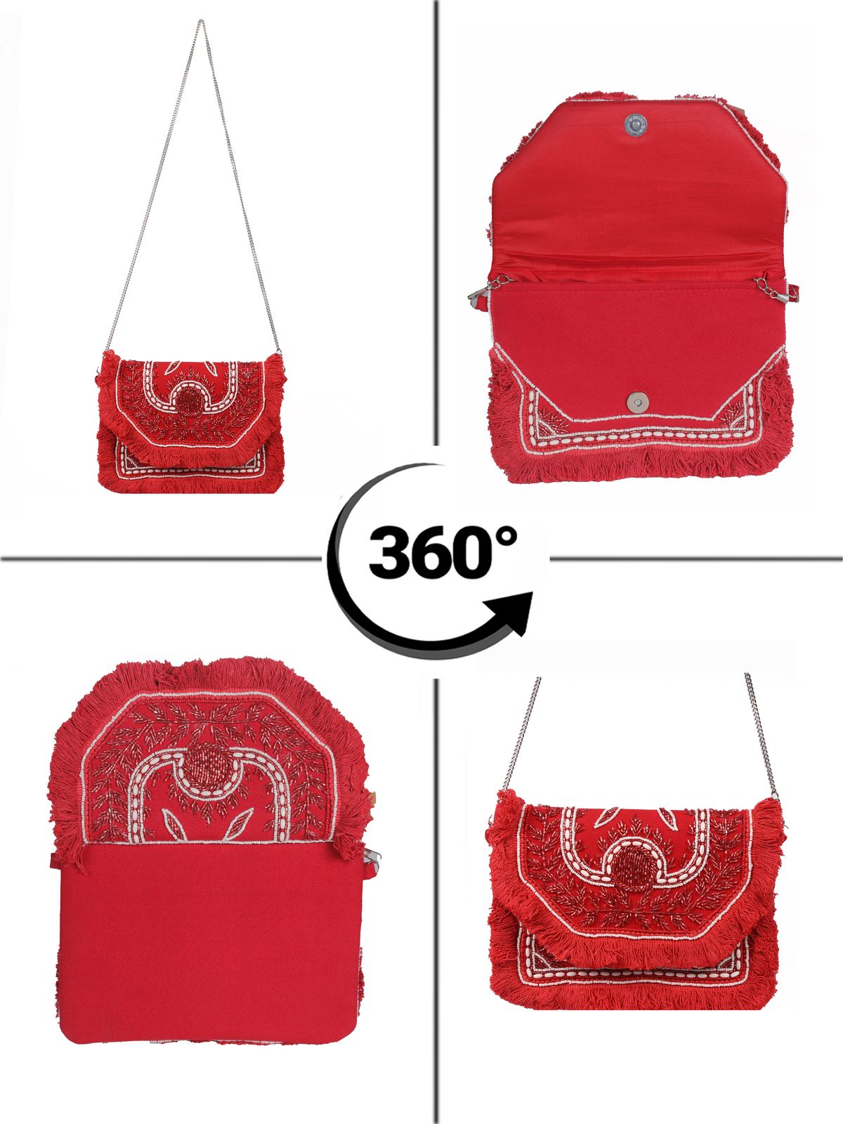 Swisni Banjara Boho Bag - SWIS-2080 - Detail View 8