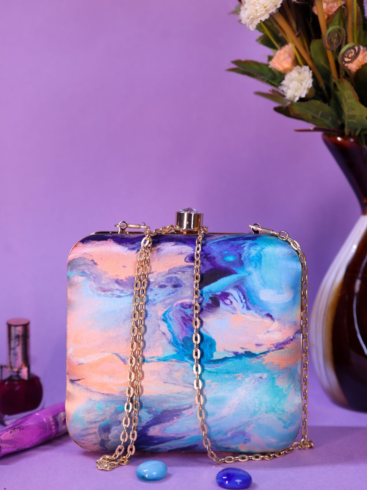 Swisni Printed Clutches - SWIS-2082 - Creative View