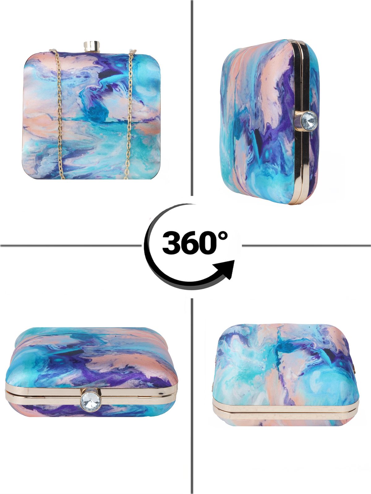 Swisni Printed Clutches - SWIS-2082 - Detail View 10