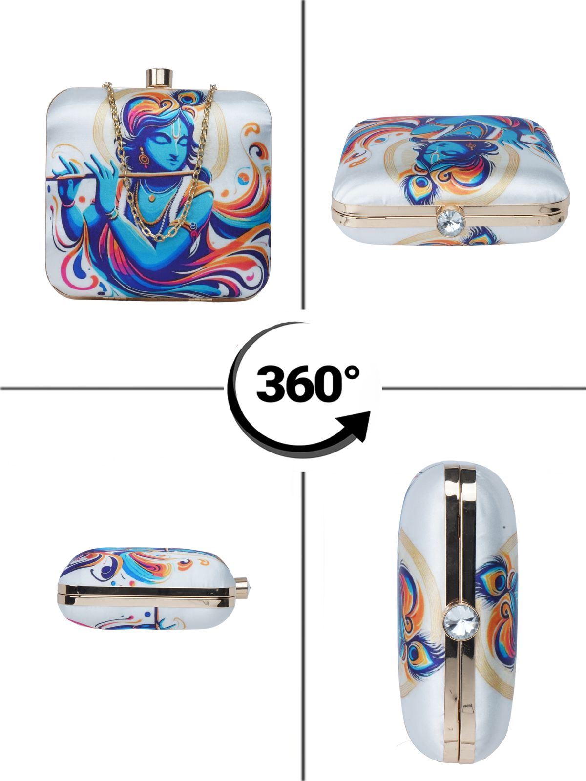 Swisni Printed Clutches - SWIS-2083 - Detail View 11