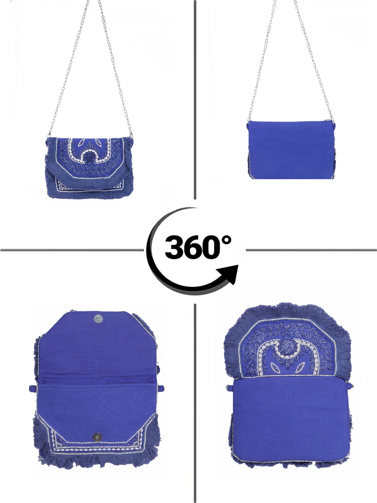 Swisni Banjara Boho Bag - SWIS-2089 - Detail View 12