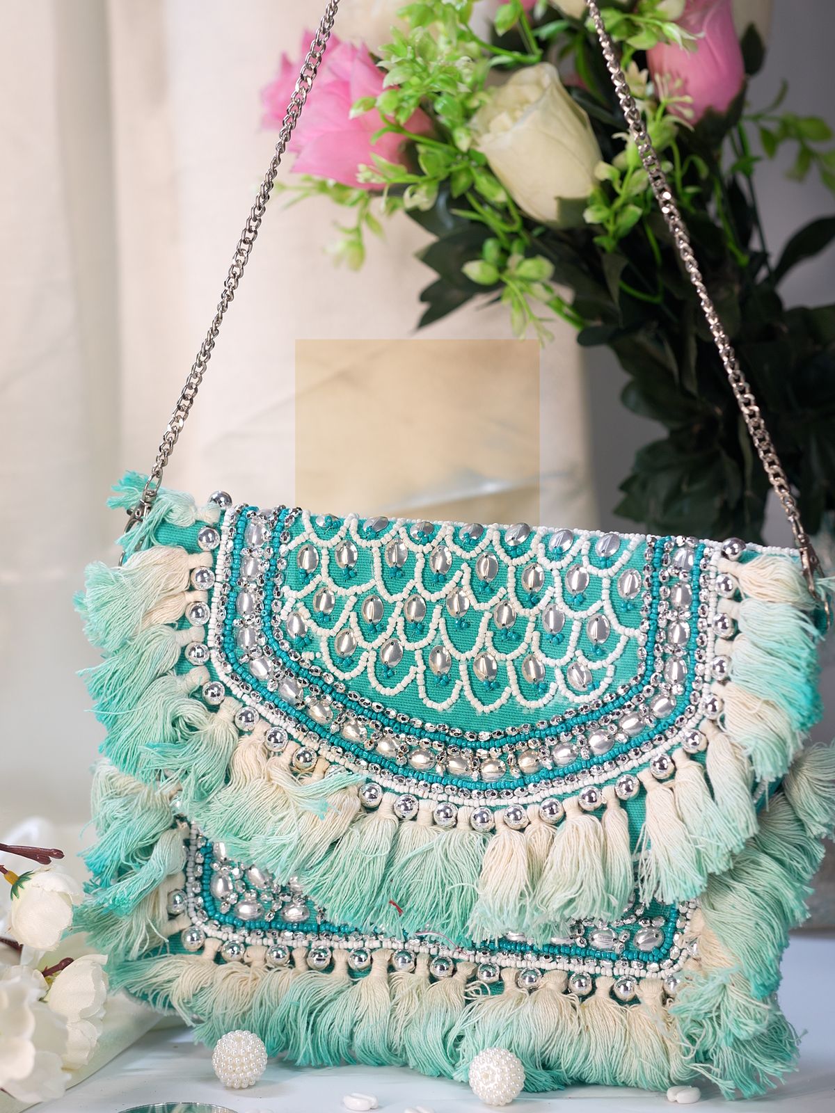 Swisni Banjara Boho Bag - SWIS-2091 - Detail View 2