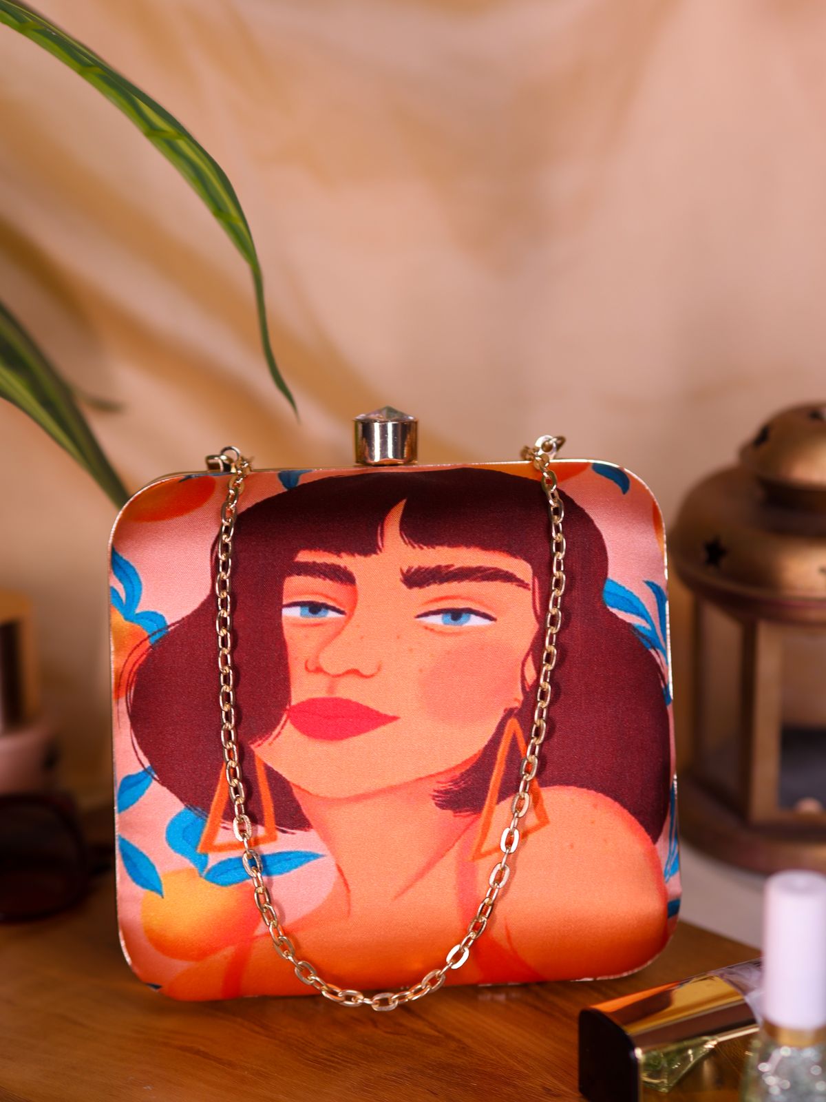 Swisni Printed Clutches - SWIS-2098 - Creative View