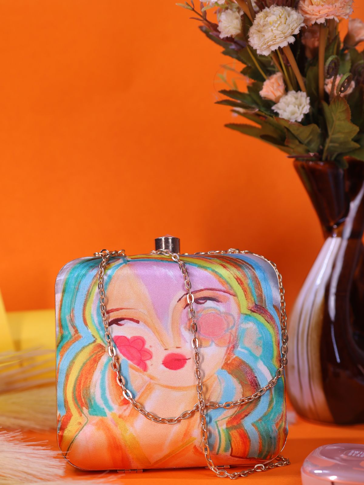 Swisni Printed Clutches - SWIS-2102 - Creative View