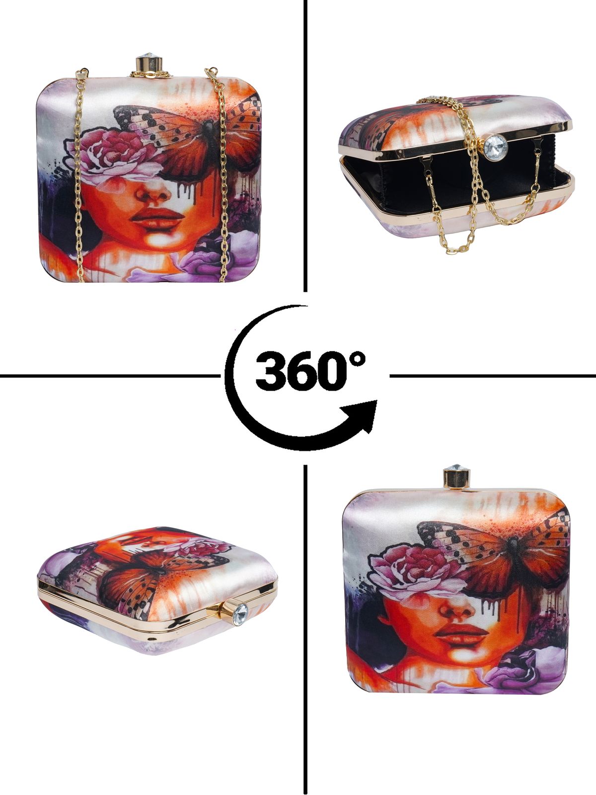 Swisni Printed Clutches - SWIS-2105 - Detail View 13