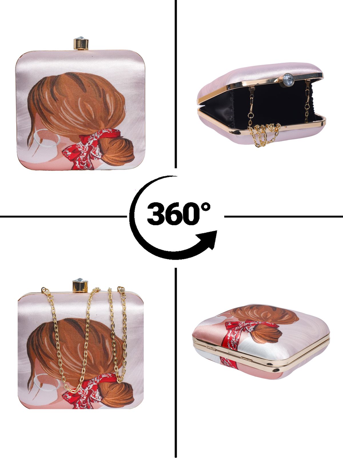 Swisni Printed Clutches - SWIS-2106 - Detail View 11