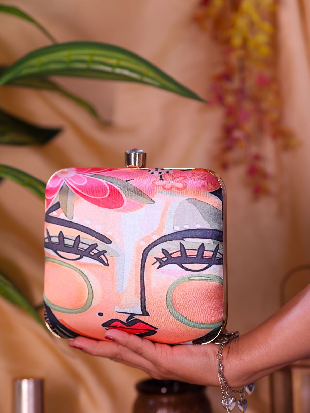 Swisni Printed Clutches - SWIS-2107 - Creative View
