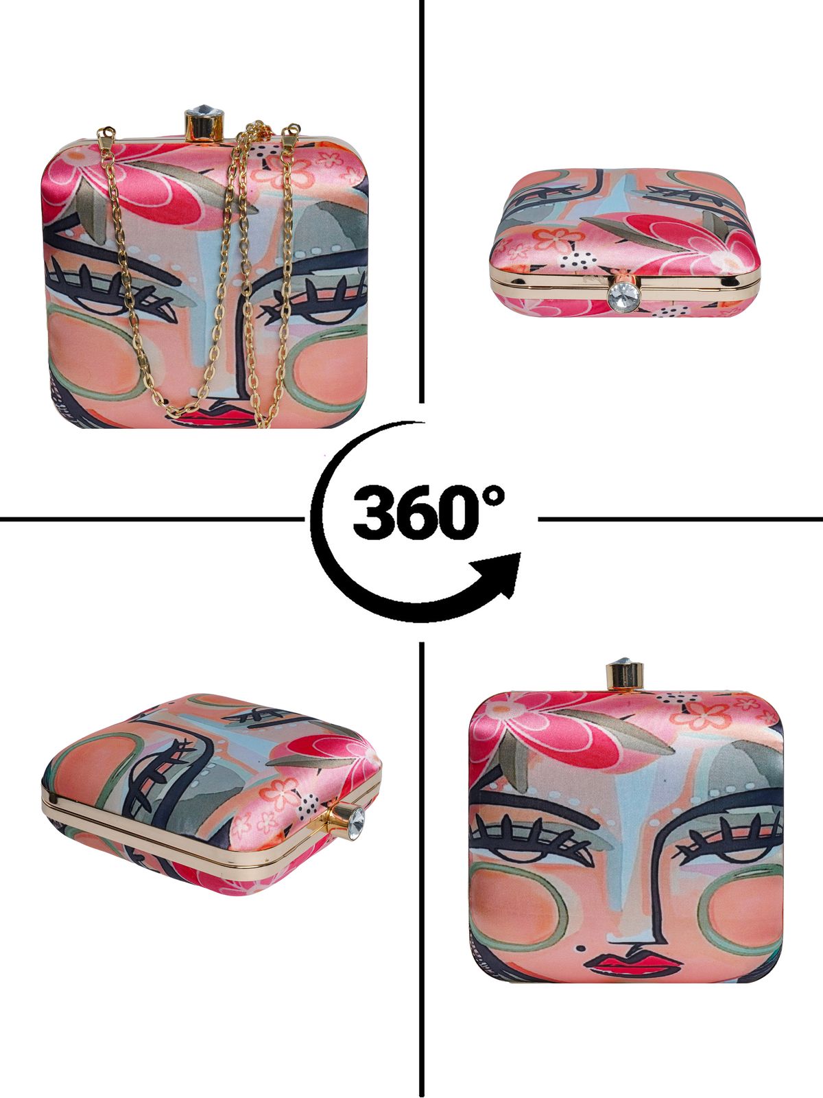 Swisni Printed Clutches - SWIS-2107 - Detail View 12