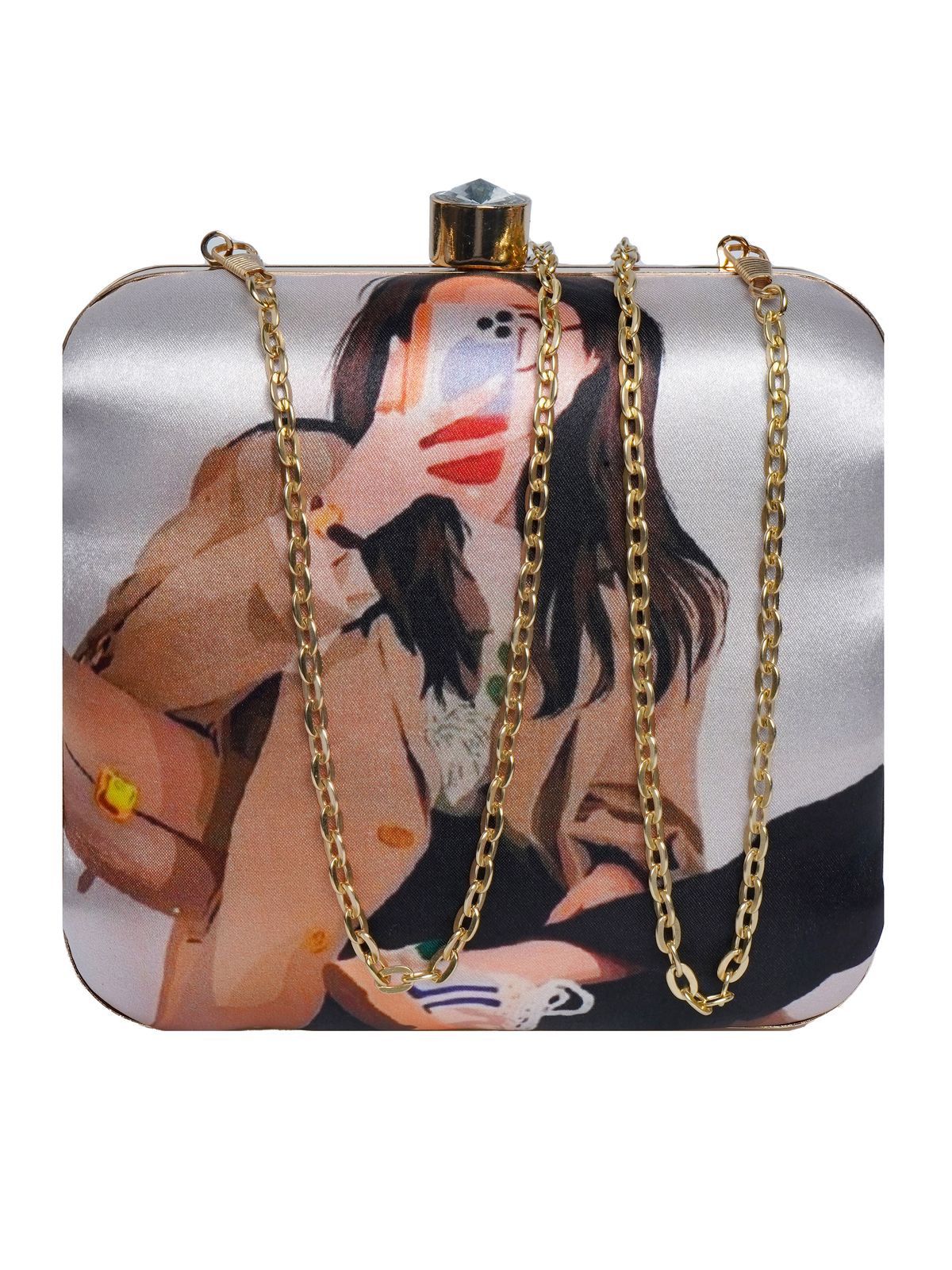 Swisni Printed Clutches - SWIS-2108 - Detail View 6