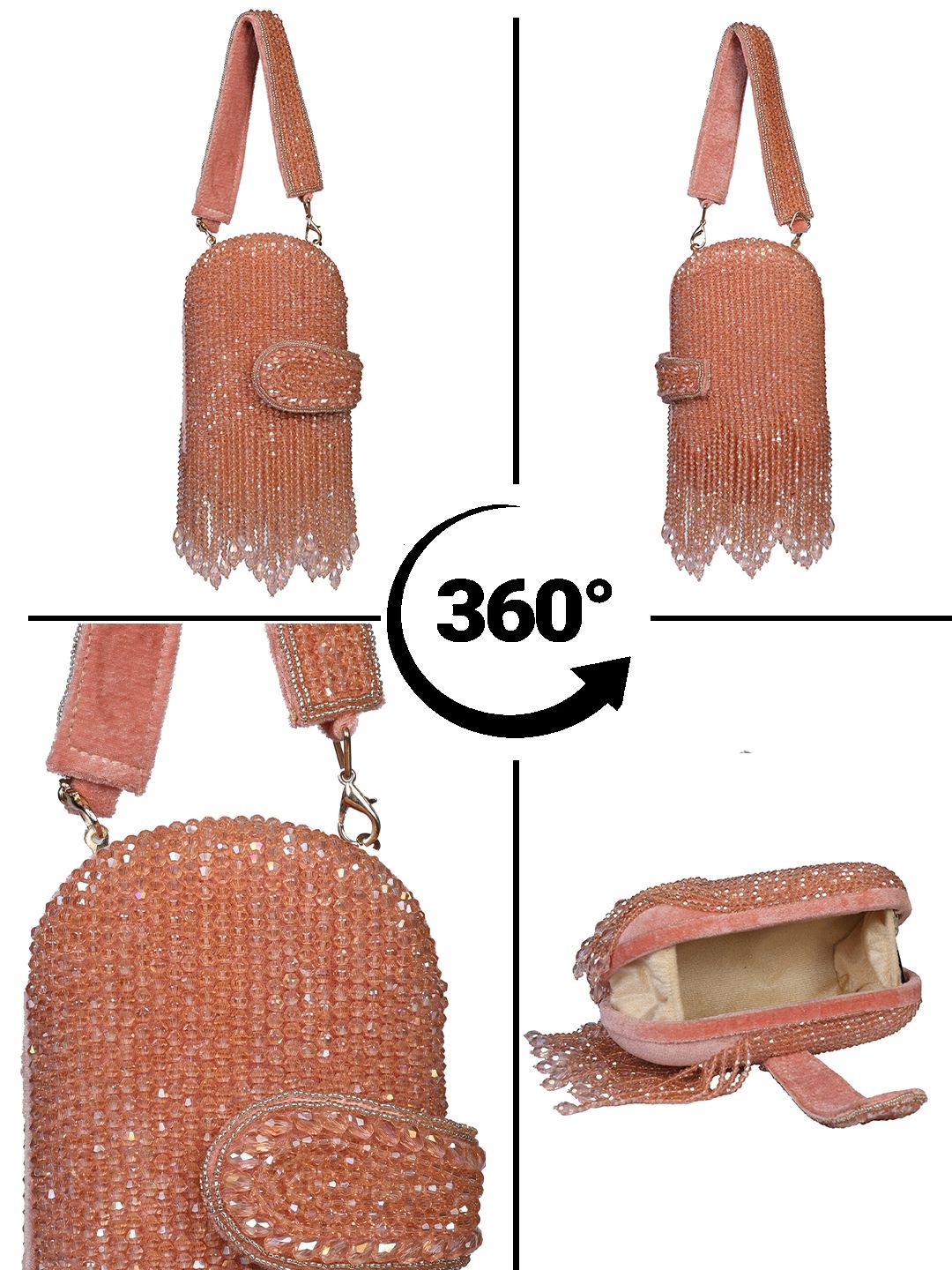 Swisni Embroidered Clutches - SWIS-2117 - Detail View 2