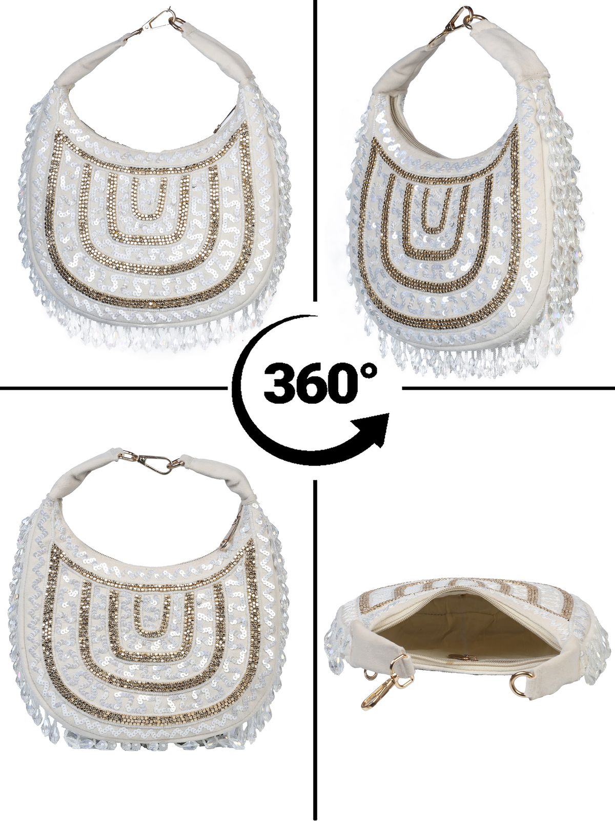 Swisni Moon Clutch - SWIS-2418 - Creative View