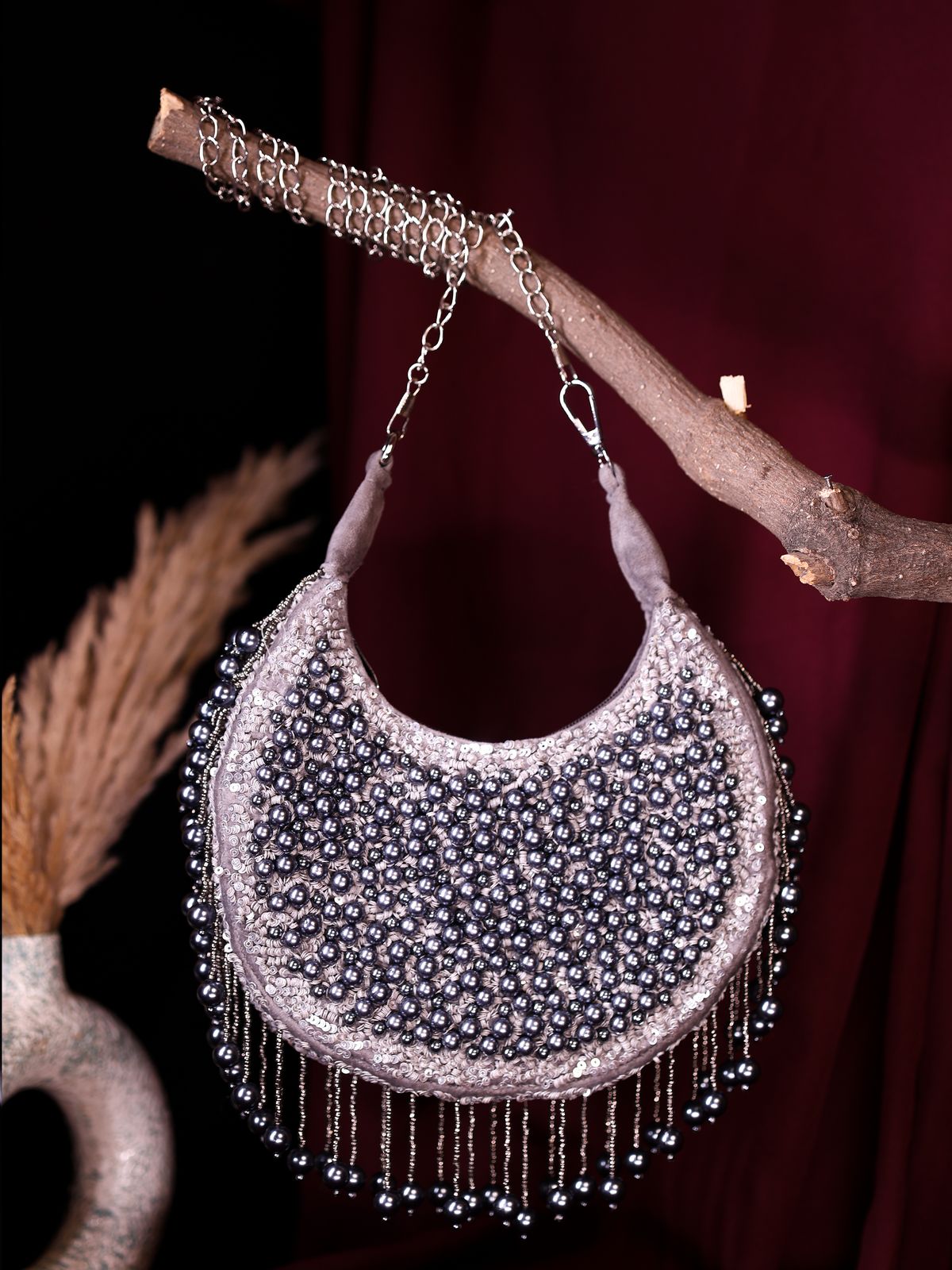 Swisni Moon Clutch - SWIS-2422 - Detail View 3