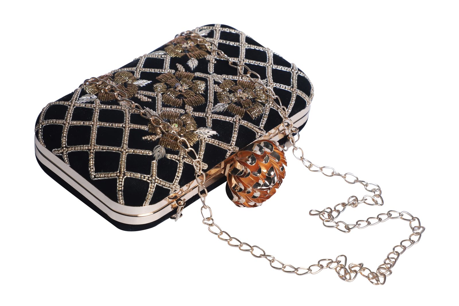Swisni Embroidered Clutches - SWIS-294 - Detail View 4
