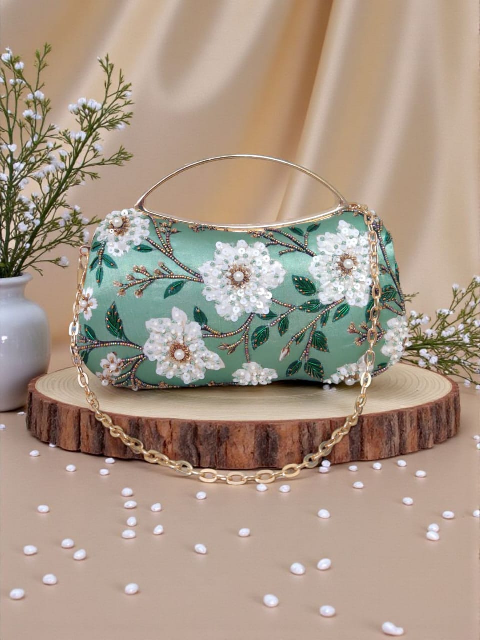 Swisni Embroidered Clutches - SWIS-3453 - Detail View 6