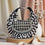 Swisni Chic Moon-Shaped Evening Clutch Bag | SWIS-3764