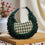 Swisni Chic Moon-Shaped Evening Clutch Bag | SWIS-3767