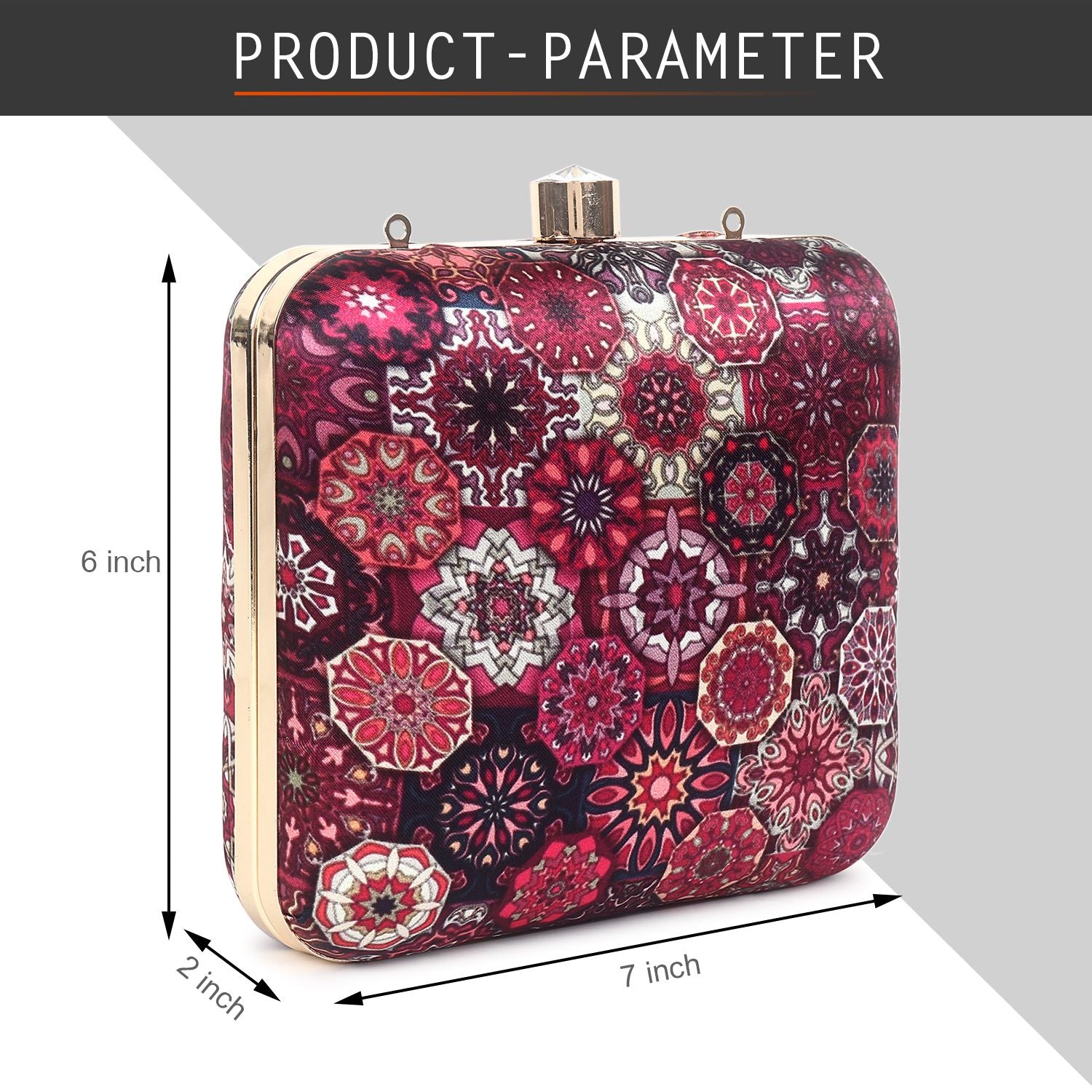 Swisni Printed Clutches - SWIS-389 - Detail View 8