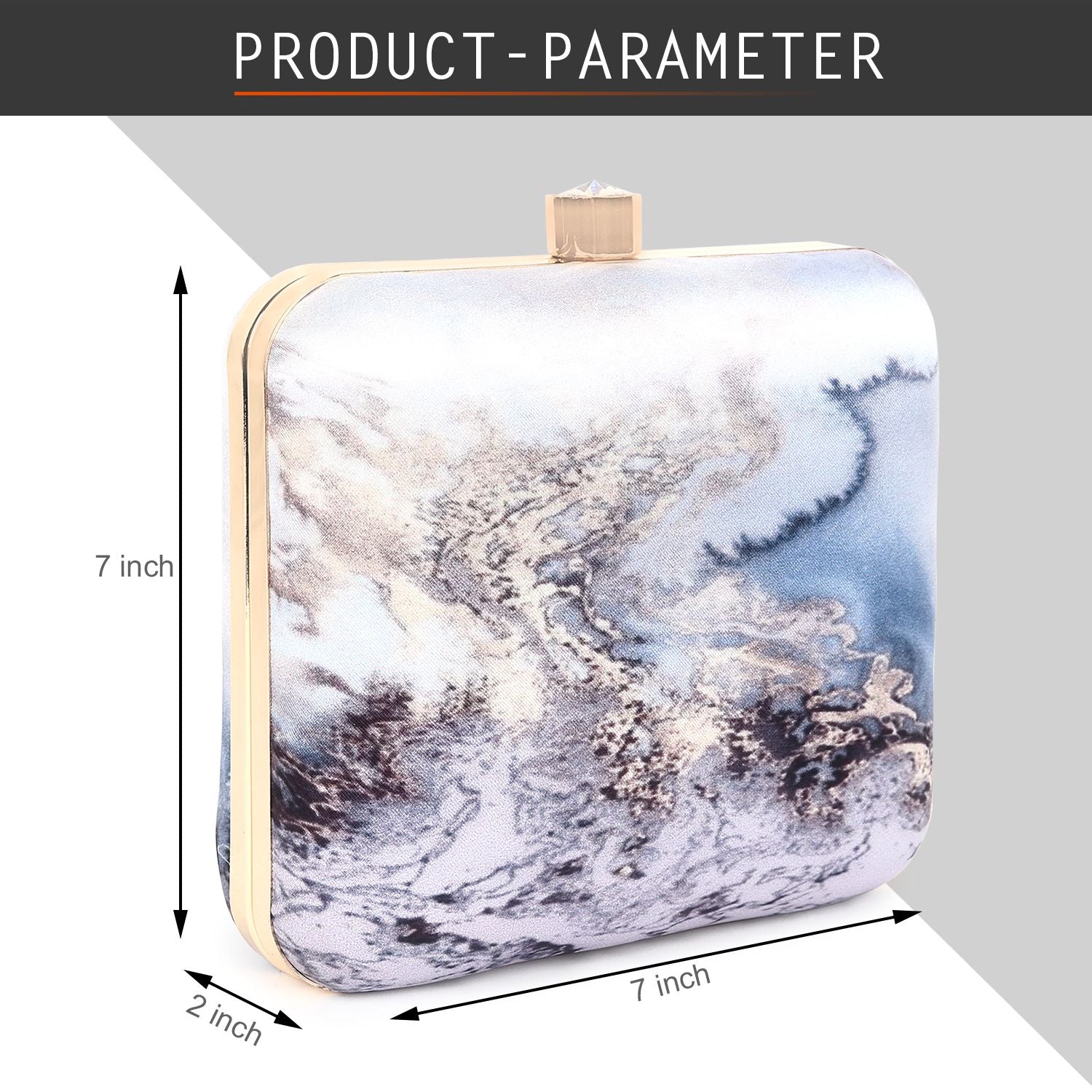 Swisni Printed Clutches - SWIS-392 - Detail View 2