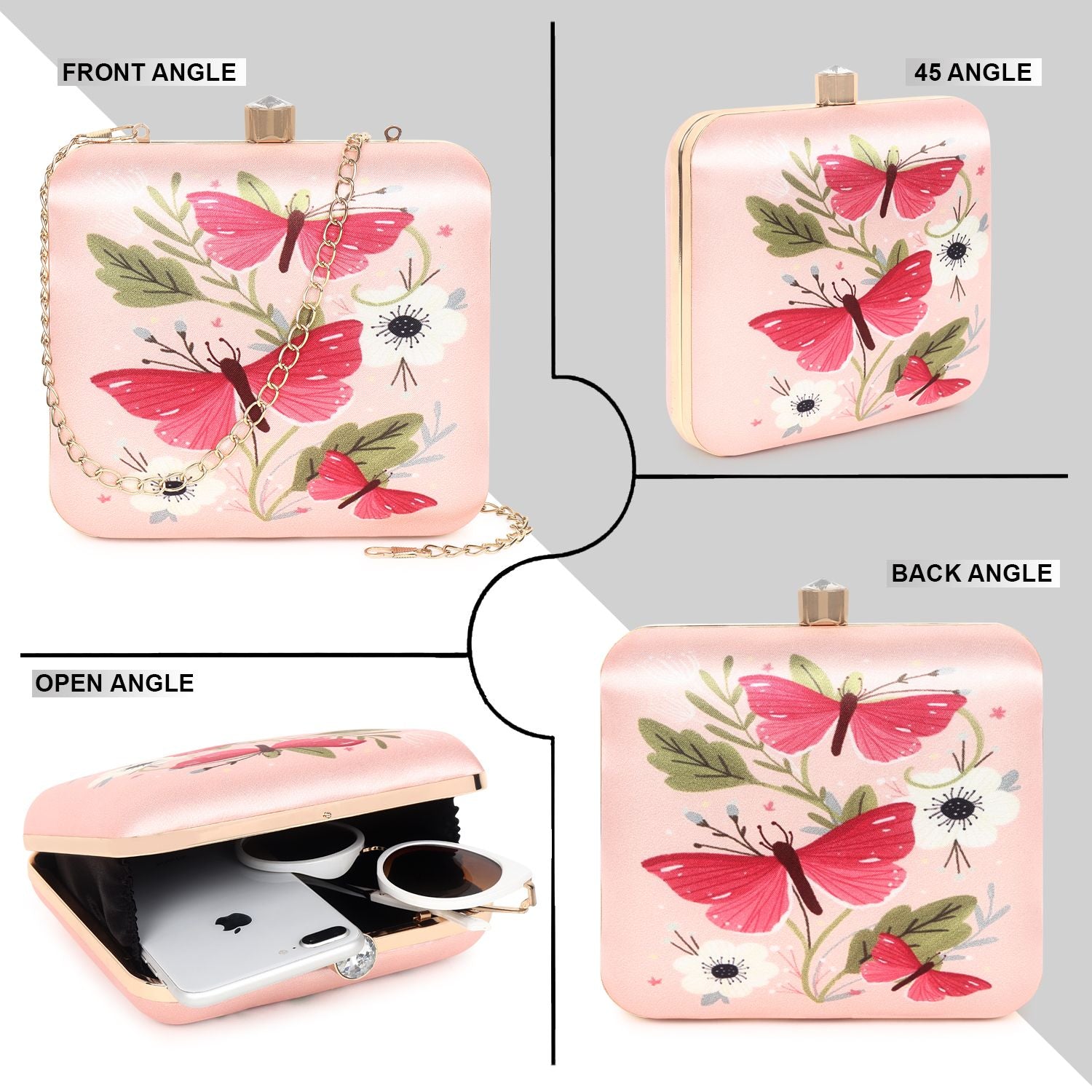 Swisni Printed Clutches - SWIS-402 - Creative View